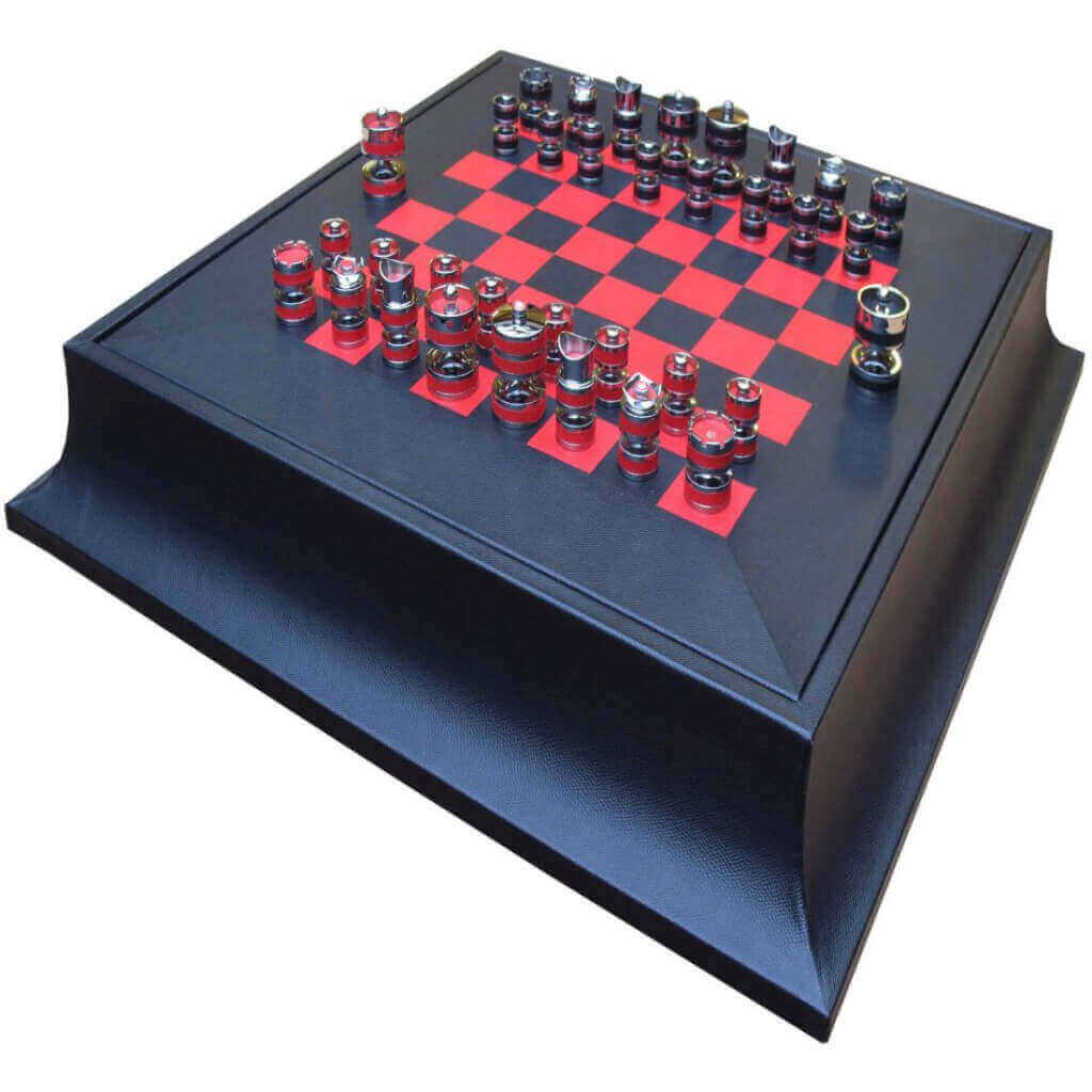 Luxury Chest | Custom Chess set | Bespoke Chess set | Leather Chess Set